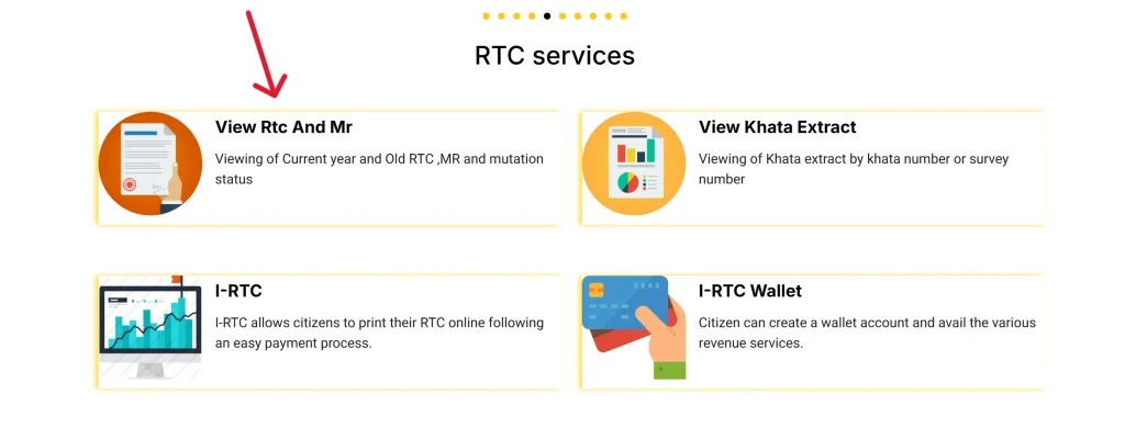 RTC Bhoomi Online Services
